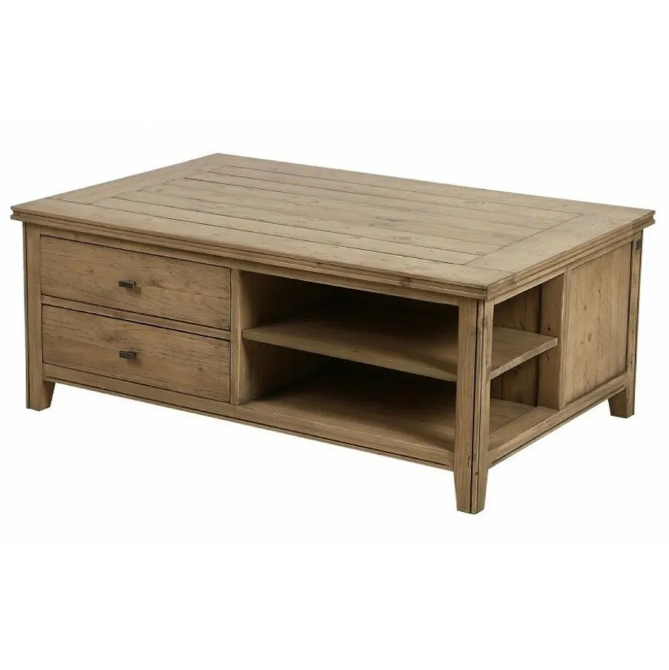 INTERIOR'S - Table basse bois marron - initiale interior's