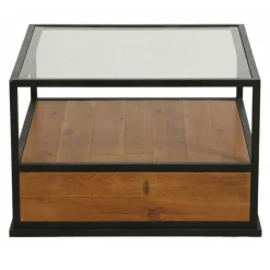 INTERIOR'S - Table basse bois marron - manufacture interior's