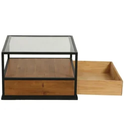 INTERIOR'S - Table basse bois marron - manufacture interior's