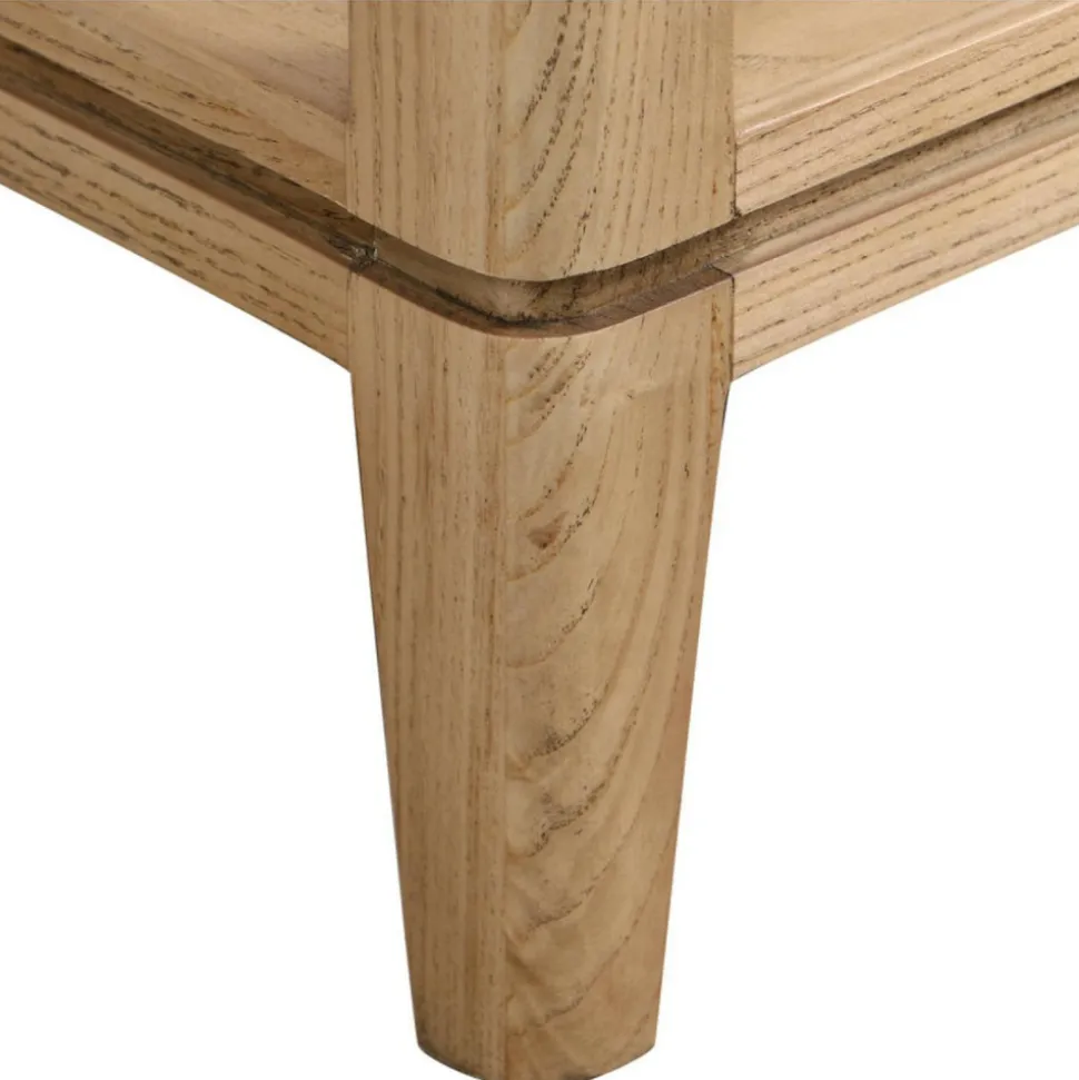 INTERIOR'S - Table basse carrée bois beige - tallinn interior's