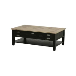 INTERIOR'S - Table basse rectangulaire bois noir - magellan interior's