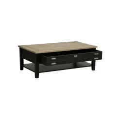 INTERIOR'S - Table basse rectangulaire bois noir - magellan interior's