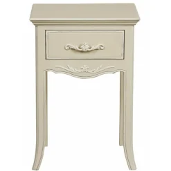 INTERIOR'S - Table de chevet 1 tiroir mdf beige - lubéron interior's