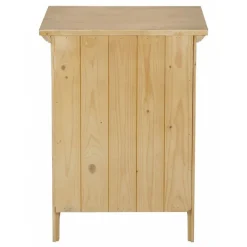 INTERIOR'S - Table de chevet ouverture porte à droite bois marron - first interior's