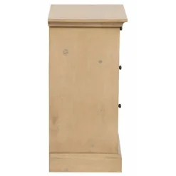 INTERIOR'S - Table de chevet 3 tiroirs bois marron - vénitiennes interior's