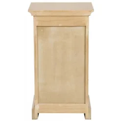 INTERIOR'S - Table de chevet 3 tiroirs bois marron - vénitiennes interior's