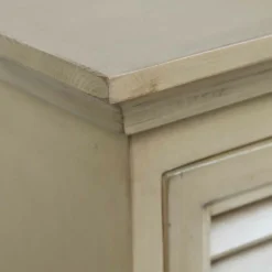 INTERIOR'S - Table de chevet 3 tiroirs bois marron - vénitiennes interior's