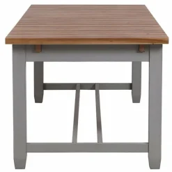 INTERIOR'S - Table rectangulaire extensible bois gris - brocante interior's