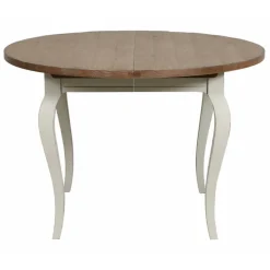 INTERIOR'S - Table ronde extensible bois blanc - provence interior's