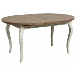 INTERIOR'S - Table ronde extensible bois blanc - provence interior's