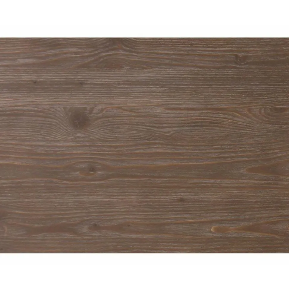 INTERIOR'S - Table ronde extensible pied central bois gris - château interior's