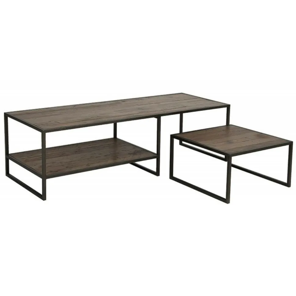 INTERIOR'S - Tables basses gigognes bois marron - manufacture interior's