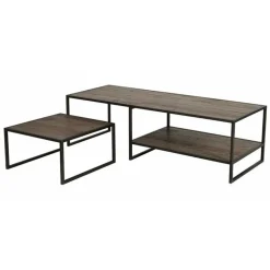 INTERIOR'S - Tables basses gigognes bois marron - manufacture interior's