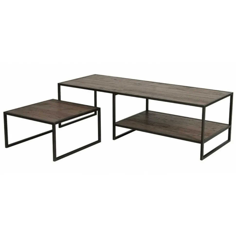 INTERIOR'S - Tables basses gigognes bois marron - manufacture interior's