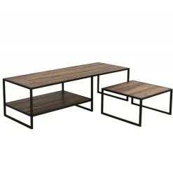 INTERIOR'S - Tables basses gigognes bois marron - manufacture interior's