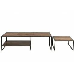 INTERIOR'S - Tables basses gigognes bois marron - manufacture interior's