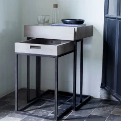 INTERIOR'S - Tables gigognes bois marron - demeure interior's