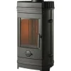 INVICTA - Poele a bois invicta chatel - puissance optimale: 8 kw - max: 12 kw- bûches 34 cm max - fonte - fabriqué en france - ecodesign
