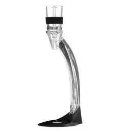 IT2C - Ludi-vin aérateur de vin avec socle noir/transparent - 41892