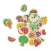 JANOD - Magnets fruits et légumes 24 pièces