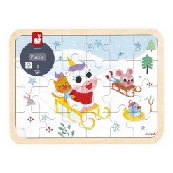 JANOD - Puzzle en bois a la montagne 24 pièces