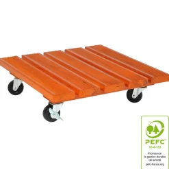 JANY - Roul'bac carré, en bois PEFC L. 40 x l. 40 cm