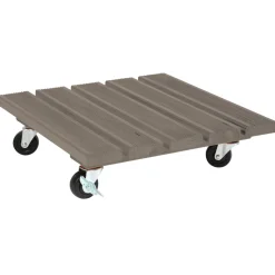 JANY - Roule-pot Roulbac couleur 40 x 40 cm - Coloris Taupe