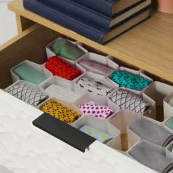 JE CHERCHE UNE IDEE - Séparateur de tiroir modulable 36 x 35 cm (lot de 3)