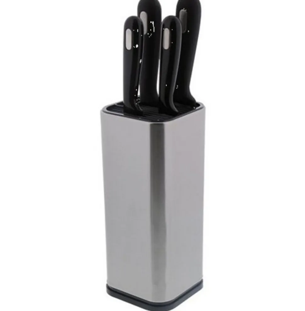 Jean dubost bloc de 4 couteaux inox brossé - dh027000x35196