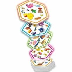 Jeu de société - zygomatic - dobble connect alignez les hexagones et trouvez la paire