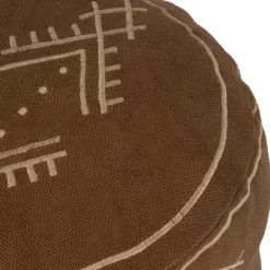 JLINE - Jline - pouf cylindre motifs ethniques en coton