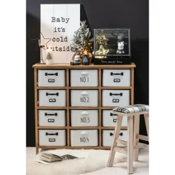 J-LINE - Tapis mouton en fourrure artificielle blanc 94x60cm