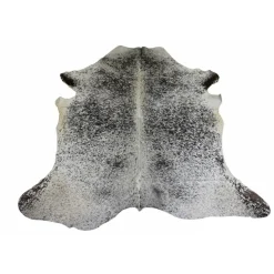 J-LINE - Tapis peau de vache gris 218 x 225 cm