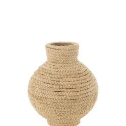 J-LINE - Vase en bois naturel 44x44x52 cm