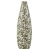 J-LINE - Vase en porcelaine multicouleur 16.5x16.5x53 cm