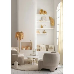 J-LINE - Vase en verre transparent 17.5x17.5x34 cm