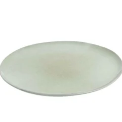 JOLIPA - Lot 6 assiettes eclaboussures menthe large 3x34cm