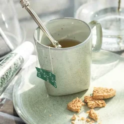 JOLIPA - Tasse eclaboussures menthe 9x10cm