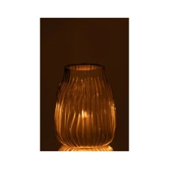 JOLIPA - Vase rainures or small 16x16x20cm