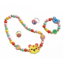 JURATOYS-JANOD - Atelier créatif : 4 bijoux en bois à créer - thème jungle