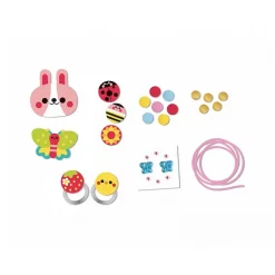 JURATOYS-JANOD - Atelier créatif : 4 bijoux en bois à créer - thème jardin fleuri