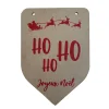 KELPI - Fanion "Ho Ho Ho - Joyeux Noël" en médium (x4 pièces)