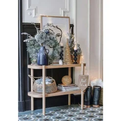 KELPI - Fanion "Joyeux Noël" cerf - L.18 x H.25 cm