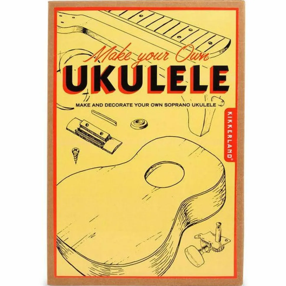 KIKKERLAND - 2 ukulélé à monter soi-même