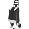Kitchen chef poussette de marché 2 roues 38l noir - easypouss free