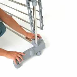 KITCHEN MOVE - Etendoir à linge et accessoires extra gris acier 25m