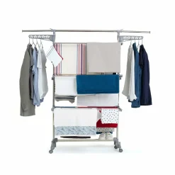 KITCHEN MOVE - Etendoir à linge et accessoires extra gris acier 25m