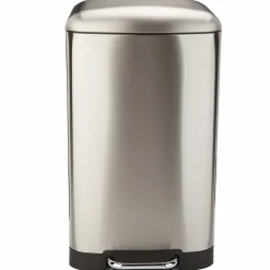 KITCHEN MOVE - Poubelle de cuisine à pédale greenwich argent acier inoxydable 40 l