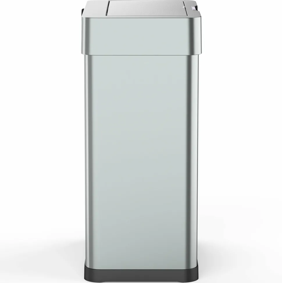 KITCHEN MOVE - Poubelle de cuisine automatique daytona argent acier inoxydable 60l