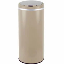 KITCHEN MOVE - Poubelle de cuisine automatique soho taupe acier inoxydable 42 l